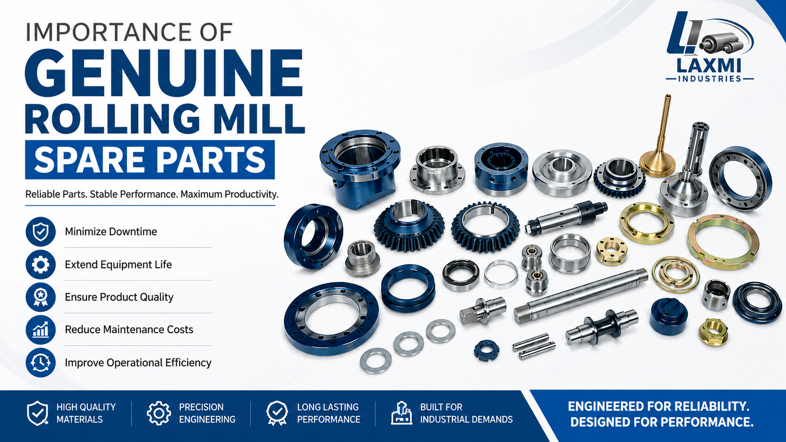 Precision engineered rolling mill spare parts for reliable industrial performance